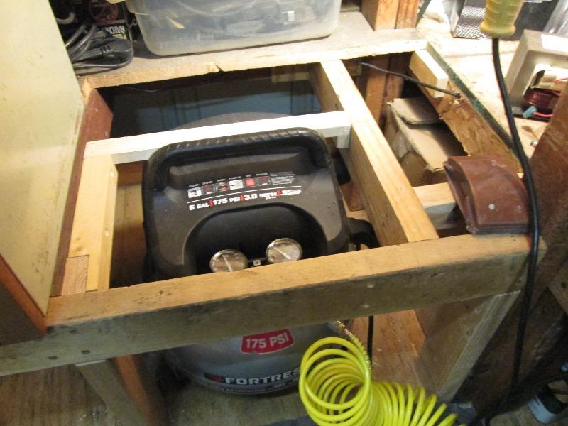 Pancake compressor in shop