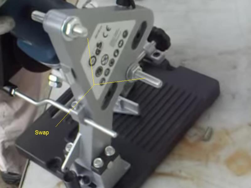 4 1/2 to 6inch cut-off conversion