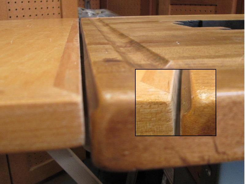 Add drop leaf to sewing table